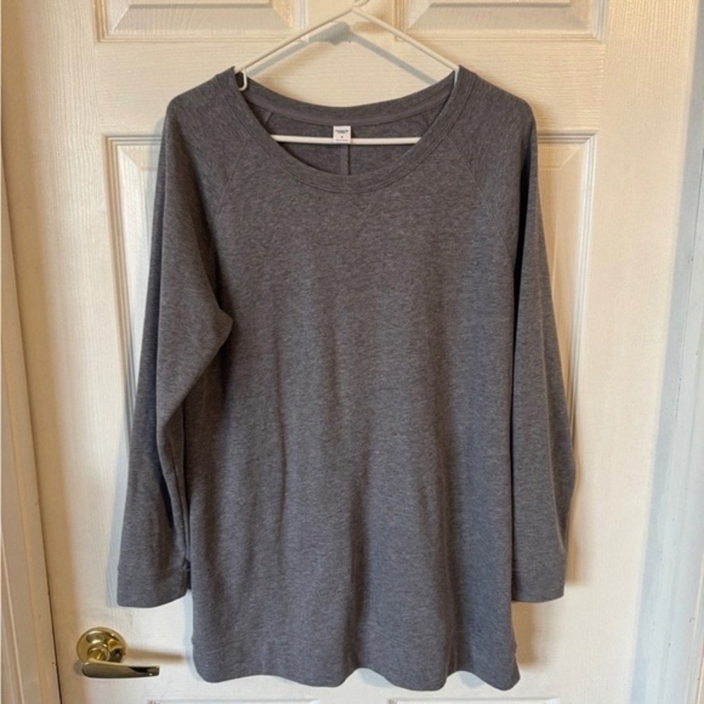 Old Navy Gray Active Crewneck Sweatshirt